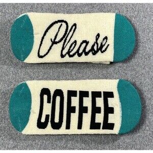 Coffee Please Socks One Size NEW